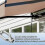 Retractable Awning Crank Handle with Hook for Patio Shade Systems and Tent Hardware Components 5