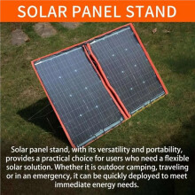 4pcs Garden Solar Panel Stand Solar Panel Holder Steel Panel Mobile Rack Foldable Solar Panel Support Bracket