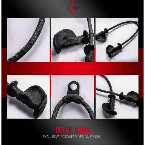 Tricep Pulldown Rope with Ergonomic Non-Slip Rubber Grips for Gym Cable Workouts and Muscle Activation 1