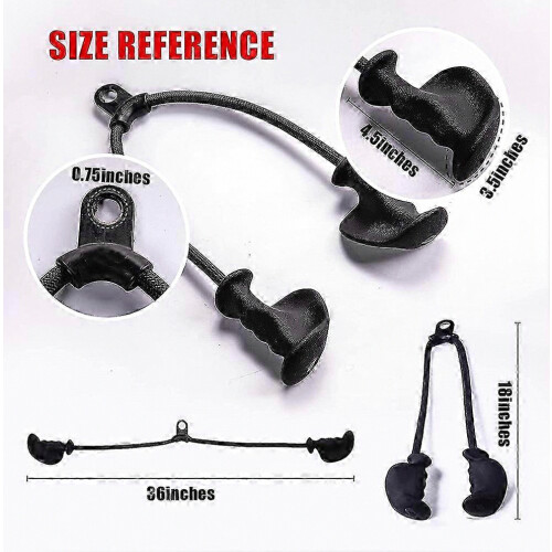 Tricep Pulldown Rope with Ergonomic Non-Slip Rubber Grips for Gym Cable Workouts and Muscle Activation 2