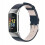 Adjustable Leather Smartwatch Band with Metal Buckle for Fitbit Charge 6 and 5, Soft Durable Replacement Strap 4