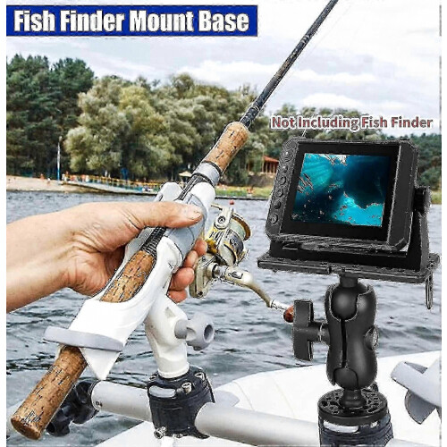360 Degree Adjustable Fish Finder Holder Mount Base Universal Mounting Plate Bracket for Boat Use 1