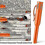 2 Pack Carpenter Pencils with Built In Sharpener for Woodworking and Construction Marking Tools 2