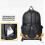 Outdoor Leisure Backpack, Large Capacity, Business Travel Backpack, Lightweight Durable Daypack for Work, Commuting and 2