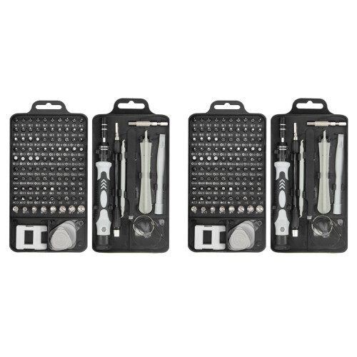 2X 115-in-1 Precision Screwdriver Set for Electronics PC Laptop Phone  Repair Professional Tools Kit