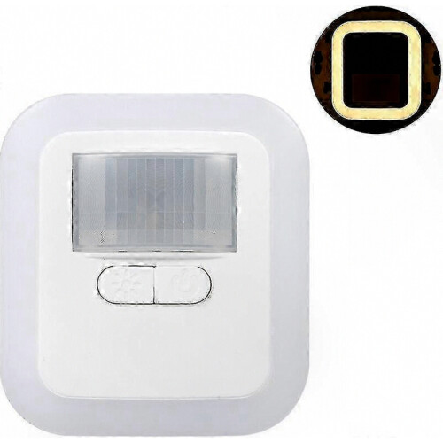 Human Body Detection LED Night Light, 2.4W Square Sensor Light for Hallway and Bedroom 2