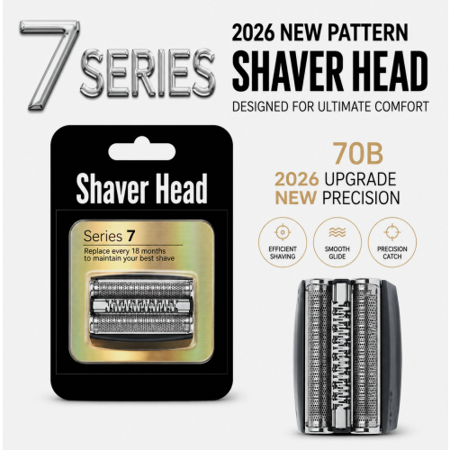 2 Pcs compatible Braun Series 7 70S+70B electric shaver head replacement box 1