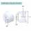 6 Pack Soft White Toe Spacers for Comfortable Foot Care, Reusable Silicone Separators for Daily Relief 2