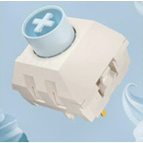 Mechanical Keyboard Switch 5 Pin Quick Trigger Linear with Blueberry Ice Cream Design and Smooth Feel 1