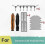 Replacement Parts Kit for D20 Pro Plus Robot Vacuum Includes Main Brush Side Brushes Filter and Mop Cloth 2