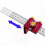Metal Ruler with Scribing Guide, Aluminum Angle Marking Tool for DIY Carpentry and Craft Projects 2