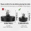 5-Fin Blender Blade Replacement for QB3000 Series Compatible Models, Durable Stainless Steel Cutter Assembly 5