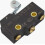 Micro Switch with 3 Terminals and Roller for Golf Cart Applications, Durable Precision Control Switch 2
