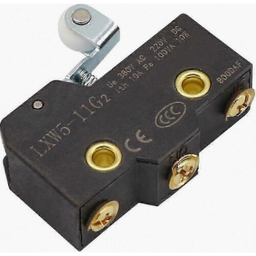 Micro Switch with 3 Terminals and Roller for Golf Cart Applications, Durable Precision Control Switch 1
