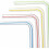 Multi-Colored Plastic Bendable Drinking Straws, 8 Inch Disposable Straws, 500 Count for Parties and Daily Use 4