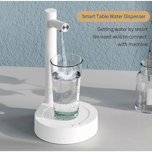 Portable USB Rechargeable Smart Desktop Electric Water Dispenser Pump, Quantitative Adjustable, Detachable, Compact for 1