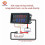 100V-500V 10A Digital Voltmeter Ammeter with 0.28 Inch LED Display Voltage Regulator Tester 5