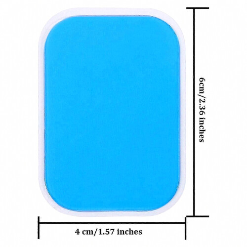 48 Pack Electrode Gel Replacement Pads, Absorbent Gel Pads for Abdominal Use, Soft Adhesive Therapy Accessories 2