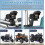 Waterproof Motorcycle USB Charger with QC3.0 and PD3.0 Ports, Handlebar Socket Adapter with Voltmeter 5