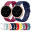 Adjustable Silicone Strap for Fitness Tracker, Compatible with Active 4S, Soft Lightweight Replacement Band for Daily We 3