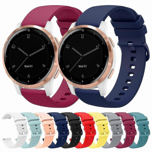 Adjustable Silicone Strap for Fitness Tracker, Compatible with Active 4S, Soft Lightweight Replacement Band for Daily We 2