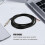 1.8m USB to RS485 Serial Cable for Industrial Control Equipment, Durable Wire End Adapter Cord 3