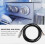 1.8m USB to RS485 Serial Cable for Industrial Control Equipment, Durable Wire End Adapter Cord 4