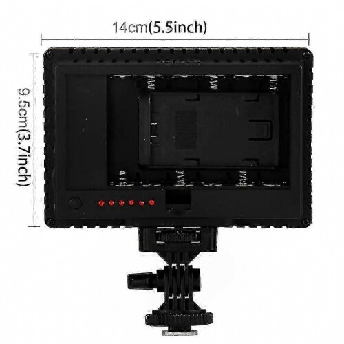 Photography Lighting Kit for Camera Fill Light Setup with Adjustable LED Panel and Tripod Stand 2
