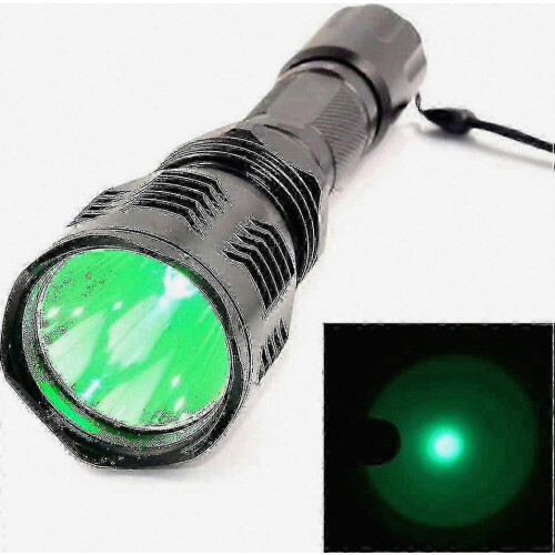 High-Performance 2000-Lumen Tactical Flashlight with Remote Switch for Outdoor Use and Night Operations 1