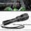 High-Performance 2000-Lumen Tactical Flashlight with Remote Switch for Outdoor Use and Night Operations 3
