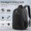 Digital LCD Timer Lock with USB Charging, 99-Hour Countdown, Black Padlock for Home and Office Use 5