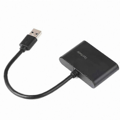 Multi Format Memory Card Reader Adapter for CF SD Micro SD and TF Cards Compact High Speed USB Access 2