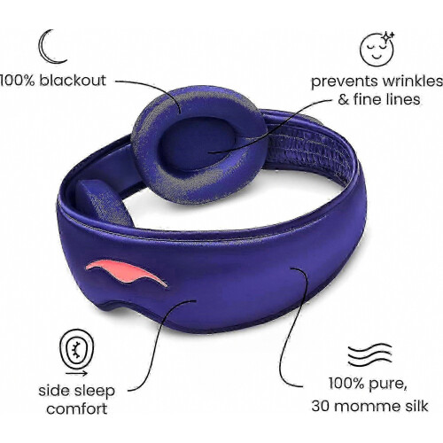 100% Light Blocking Sleep Mask, Zero Pressure Comfortable Fit, Adjustable Design for Better Sleep Quality 2