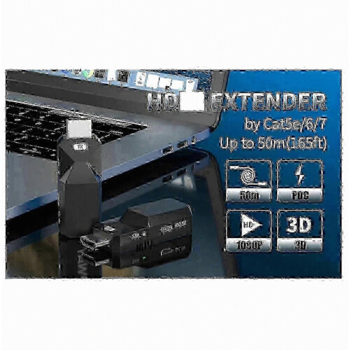 Wireless HDMI Transmitter and Receiver for Streaming Devices, Compatible with TV, PC, and Projector, 50 m Range, 60 Hz R 1