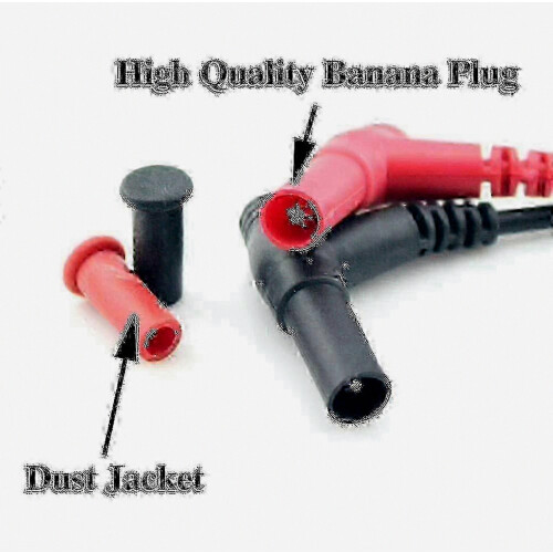 Digital Multimeter Test Leads with Alligator Clips, 1000V 20A Electrical Measurement Accessory Set 2