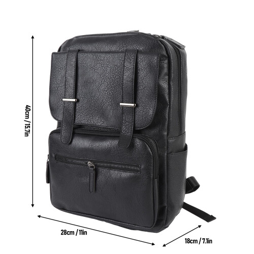 Rucksack Herren Lederoptik Regenfest 20-35L