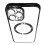 iPhone 13 Pro Schutzcase Magnetring Schwarz 12