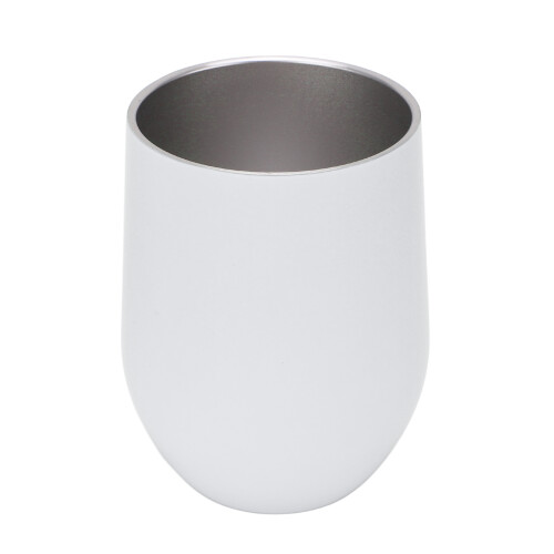 Isolierbecher Edelstahl 304 12 oz Weiß 2
