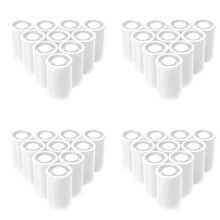400 Peças Plástico Vazio Filme Canister Câmera Carretel Recipiente Estojo de Armazenamento Pode para Acessórios Art Bead Coin Pill Branco