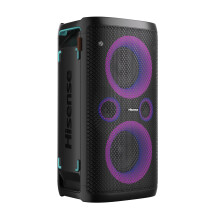 Hisense Party Rocket 160, 160W Max Audio Power, 12 Hrs long playtime,TWS Pair play,Karaoke Mode,5 Lighting effects,Vocal fader,IPX4 Waterproof, Blueto