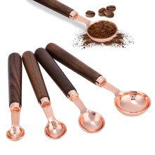 Messbecher Messlöffel 4 Teile Roségold Backzubehör