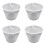4X Cesta de Skimmer com Peso de 8 Polegadas para SP1070, Cesta de Skimmer Resistente para Manutenção de Piscinas, Peso e Alça Incluídos 1