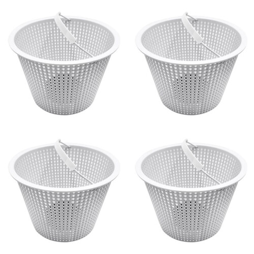 4X Cesta de Skimmer com Peso de 8 Polegadas para SP1070, Cesta de Skimmer Resistente para Manutenção de Piscinas, Peso e Alça Incluídos