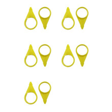 1000Pcs Loose Wheel Lug Nut Indicator for 32mm 33mm Nuts High Visibility Yellow Wheel Check Indicator