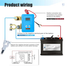 12V Automobile Battery Disconnect Power-Off Leakage Intelligent Breaker with Remote Control for Car Truck