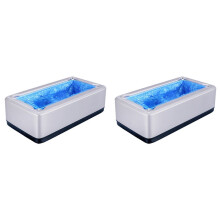 2X Automatic Shoe Cover Machine Waterproof Disposable Shoes Cover Overshoes Portable Hand-Free Machine for Home, Office