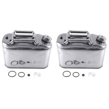 2X Tragbarer Kraftstofftank für Fahrzeuge, Ölfass, Benzintank, Kraftstofftank, Autozubehör, 10 L