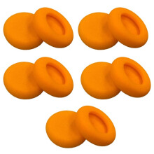 5 Paia di Cuscinetti Auricolari In Spugna Portatili Morbidi e Squisiti, Paraorecchie di Ricambio per Accessori per Cuffie Retrò WhatPlus D