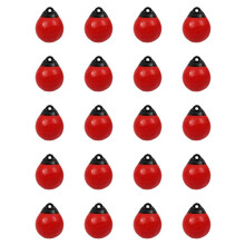 20X Schwer Lastung PVC Boot Runde Boje Dock Stoßstange Aufblasbarer Schutz Marine Boje Rot
