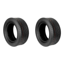 2X NAIPUTUN Pneus Sans Chambre à Air 13 Pouces 125/60-7 13X5.00-7 Pneu à Vide Scooter Électrique Pneu à Vide Accessoires